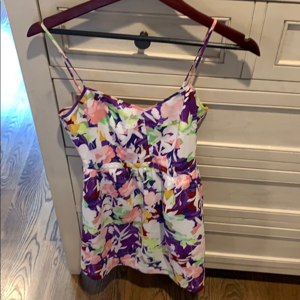 Jcrew spaghetti strap floral dress size:2